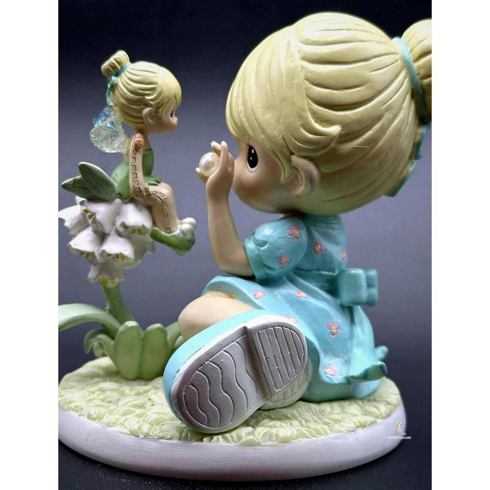 Rare HTF Precious Moments Disney Tinkerbell Figurine - Picture 8 of 9